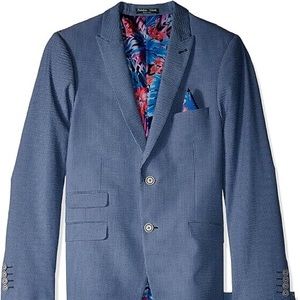 Mens Floral blazer jacket sport coat slim fit